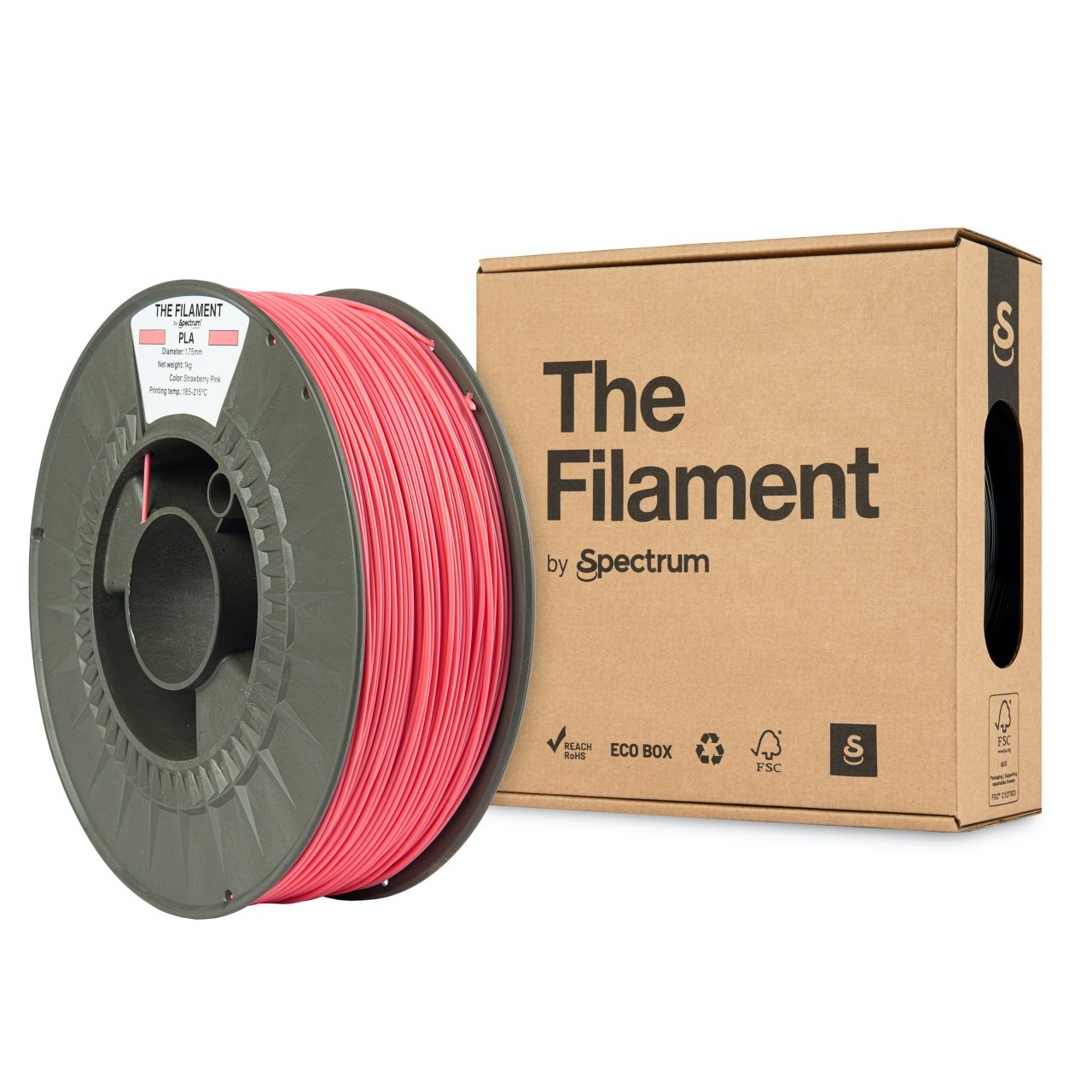 The Filament PLA 1,75mm Strawberry Pink 1kg (TF-24013)