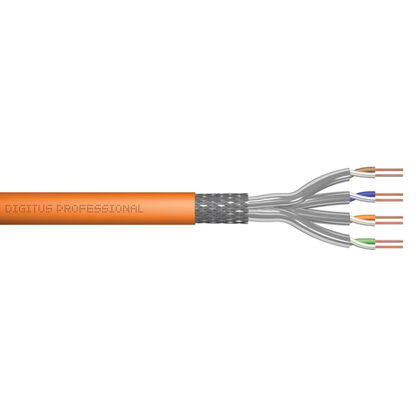 Digitus DK-1743-VH-250 Síťový kabel oranžový 250 m Cat7 S/FTP (S-STP)