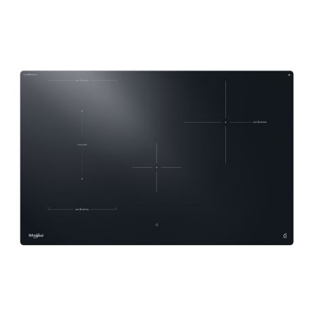 Whirlpool WTX8015DCF Sort Indbygget 80 cm Zone induktionskogeplade 4 zone(s)