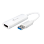j5create JUA254 Adaptador gráfico USB 2048 x 1152 Pixeles Blanco