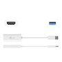 j5create JUA254 Adaptador gráfico USB 2048 x 1152 Pixeles Blanco