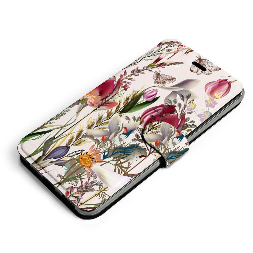 Mobiwear Flip case for Vivo V21 5G - MP01S Blossoming meadow (5903516851669)
