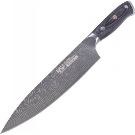 Resto Ogma 95340 Szakácskés 19cm - Ezüst / Fa (95340)