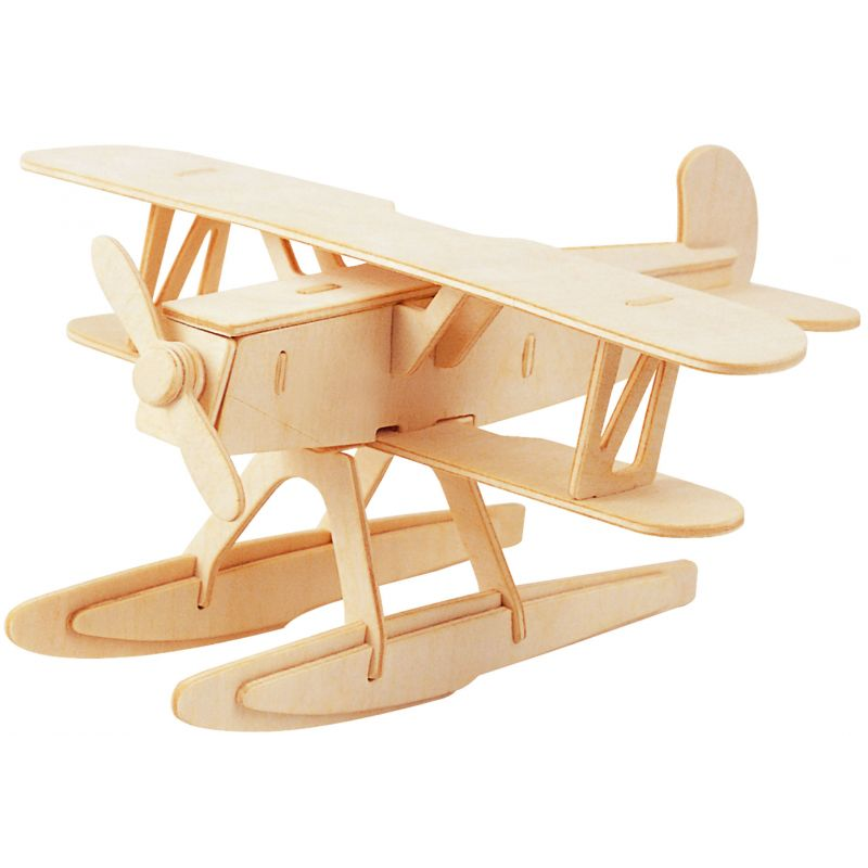 Eureka 3D Puzzle Gepetto's Workshop : Hidroplán Fa modell (EUR34389)