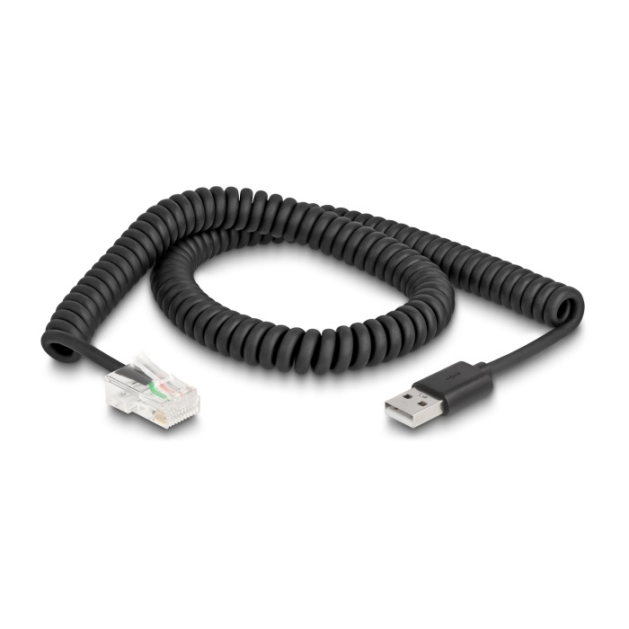Delock RJ50 USB 2.0 A-típusú vonalkód olvasó kábel 2 m (90601) (90601)