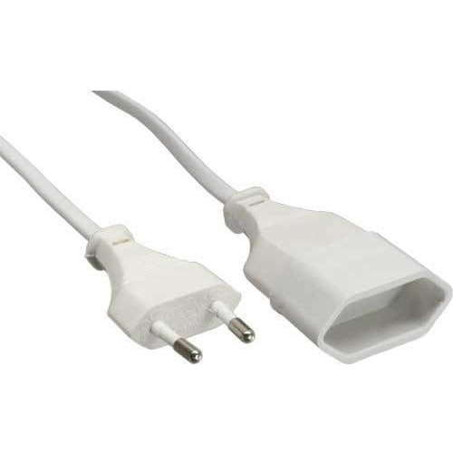 InLine 4043718113255 cavo di alimentazione Bianco 5 m Spina di alimentazione di tipo C CEE7/16