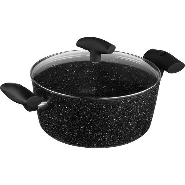 Cacerola De Aluminio Forjado Con Tapa  D24.