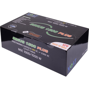 Przetwornica Volt Przetwornica napięcia SINUS PLUS 1500 12/230V (1000/1500W) + PILOT