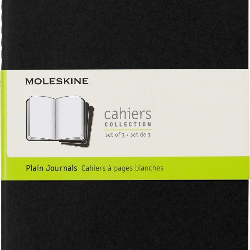 Moleskine Jegyzetfüzet Cahier 3 Darab Qp318 Fekete L Sima (MS-704970)