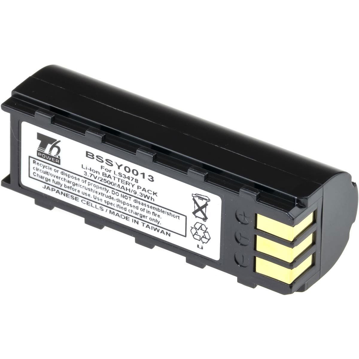 T6 Power for Symbol LS3478, Li-Ion, 2500 mAh (9.3 Wh), 3.7 V (BSSY0013_v81353)