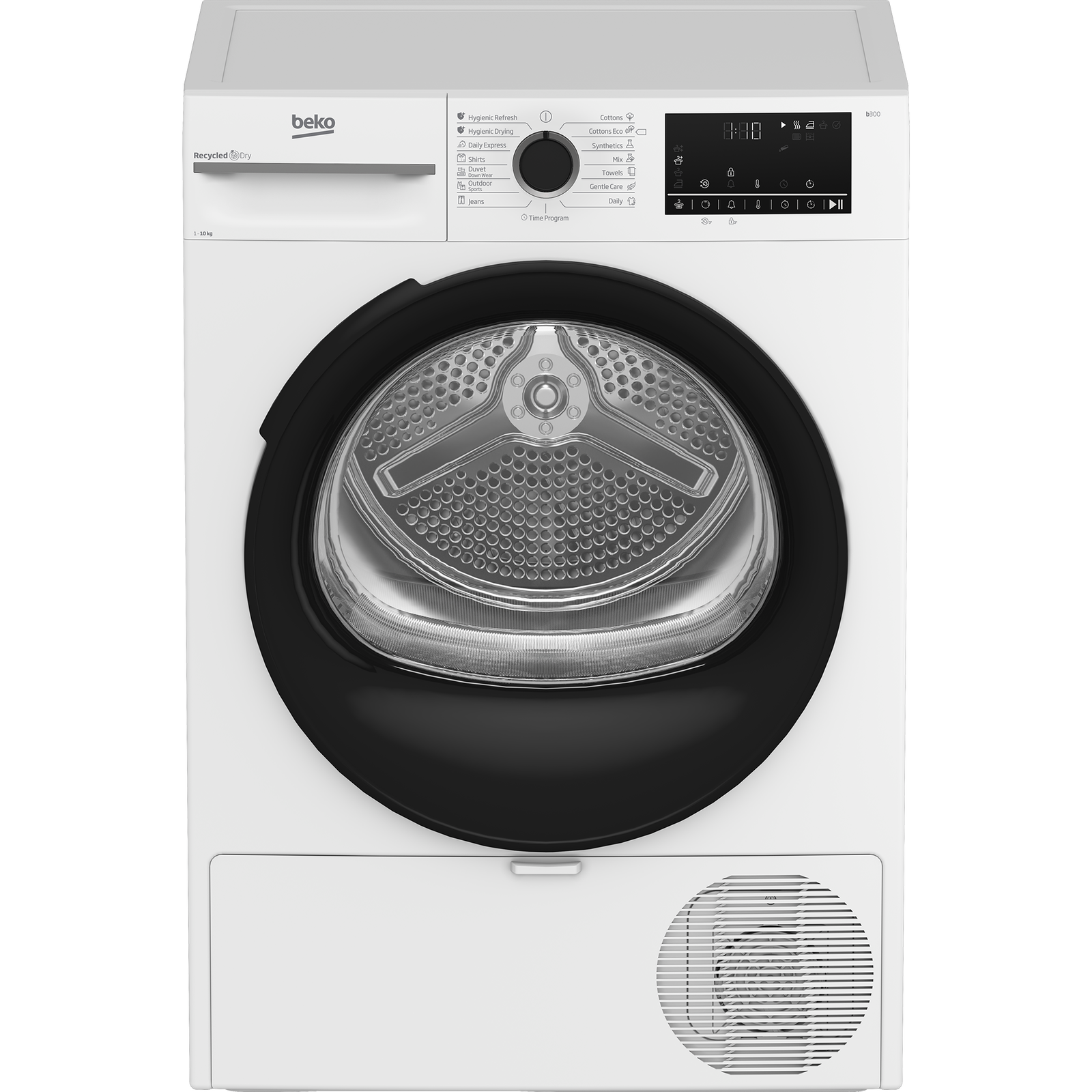Beko BM3T40230W Hőszivattyús Szárítógép 10kg 282 kWh - Fehér (BM3T40230W)