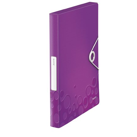 Leitz Wow Jumbo A4 Gumis mappa - Lila