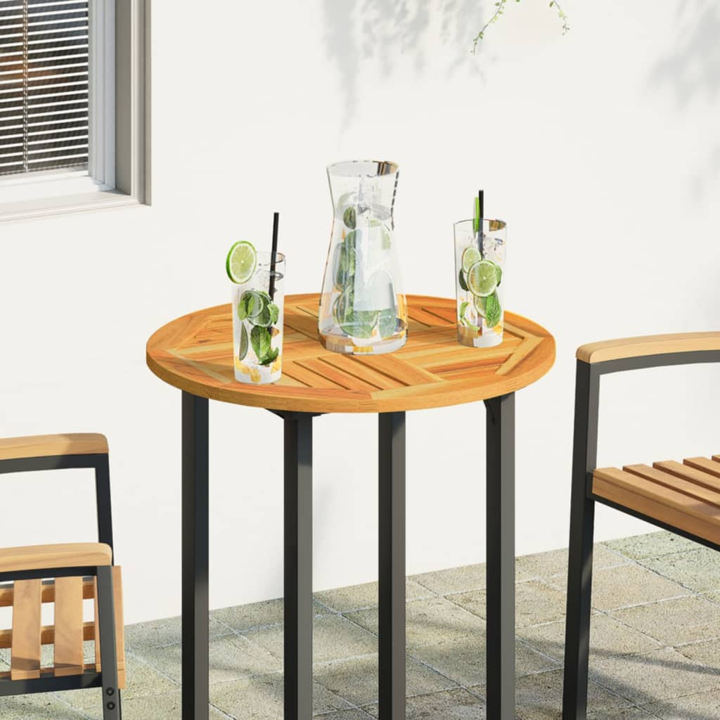 tömör akácfa kerek asztallap Ø60 x 2 cm (4004248)