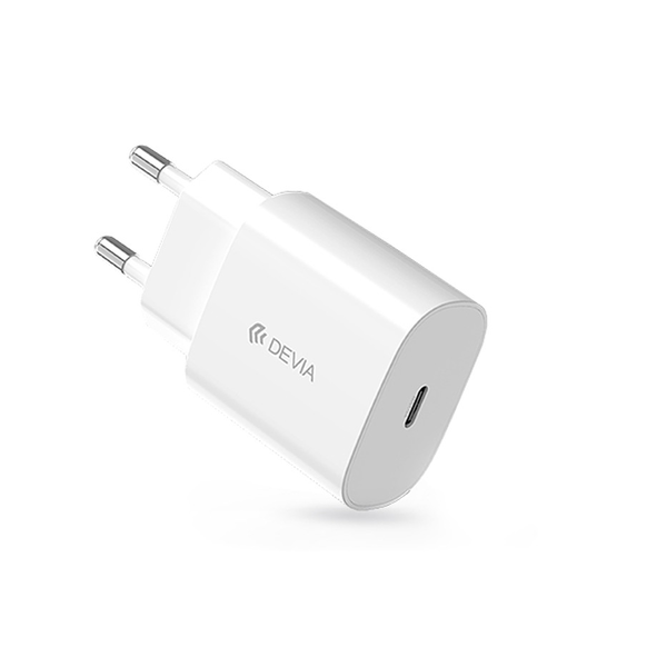 Devia Rocket Series 45W PD hálózati gyorstöltő adapter Type-C - fehér