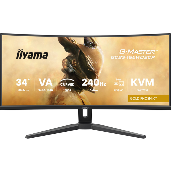 iiyama G-MASTER GCB3486WQSCP-B1 34" gaming monitor 3440x1440 240Hz
