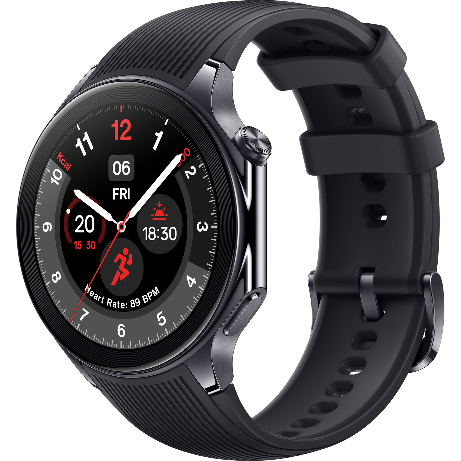 OnePlus Watch 2 Okosóra Black Steel (5491100053)