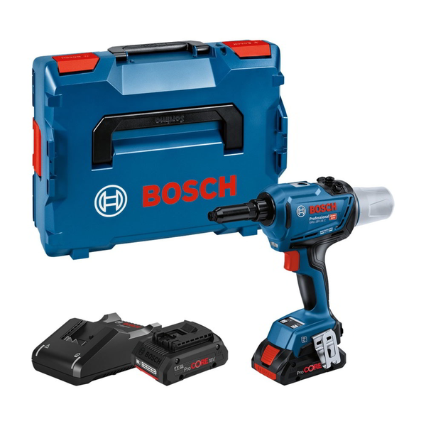 Bosch 0 601 9K5 001 elektrische klinknagelmachine Zwart, Groen 3.2,4,4.8,5.0,5.6 mm 16000 kN