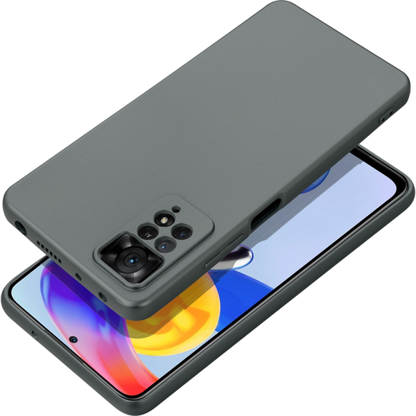 ZONE Metallic Case tok Xiaomi Redmi 13C 4G / Poco C65 csillogó szürke