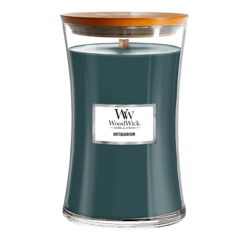 WoodWick Antiquarium - Titkos könyvtár szoba Illatgyertya 610g - Zöld (1759815E)