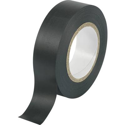 TRU COMPONENTS PVC szigetelő szalag, fekete, 19 mm x 10 m,  (1564095)