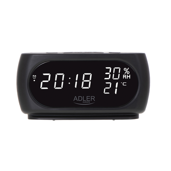 Adler Ad 1186 Reloj De Repisa O Sobre Mesa Reloj De Sobremesa Digital Triangular Negro