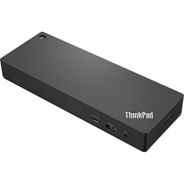 Lenovo ThinkPad Thunderbolt 4 WorkStation Cablato Nero, Rosso