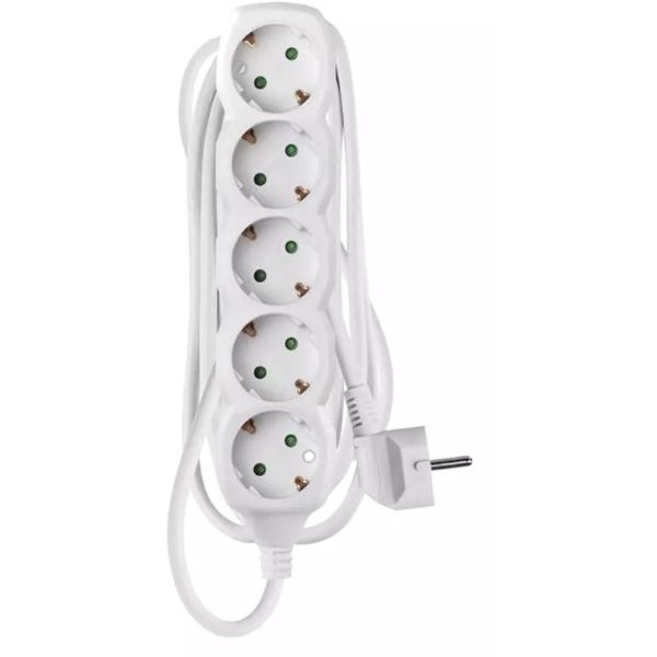 EMOS elosztó 5 aljzat 3m fehér (P0523R) (P0523R)