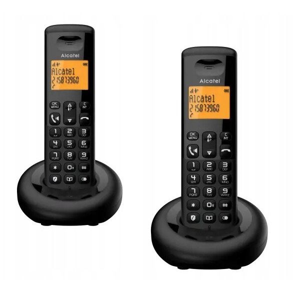 ALCATEL E260 DUO BLACK - TELEFON DECT