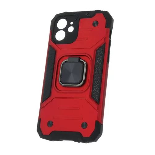 Defender Nitro iPhone 12 ütésálló tok piros-fekete (902363) (defender902363)