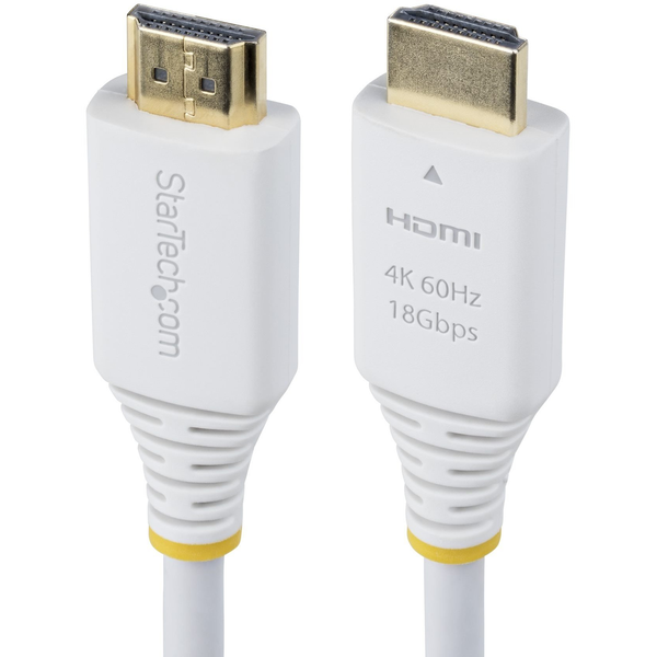 StarTech.com HDMI2-CABLE-4K60-6FW HDMI-kabel 1,8 m HDMI Type A (Standard) Hvid