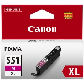 Canon CLI-551XL M w/sec blækpatron 1 stk Original Højt (XL) udbytte Foto magenta