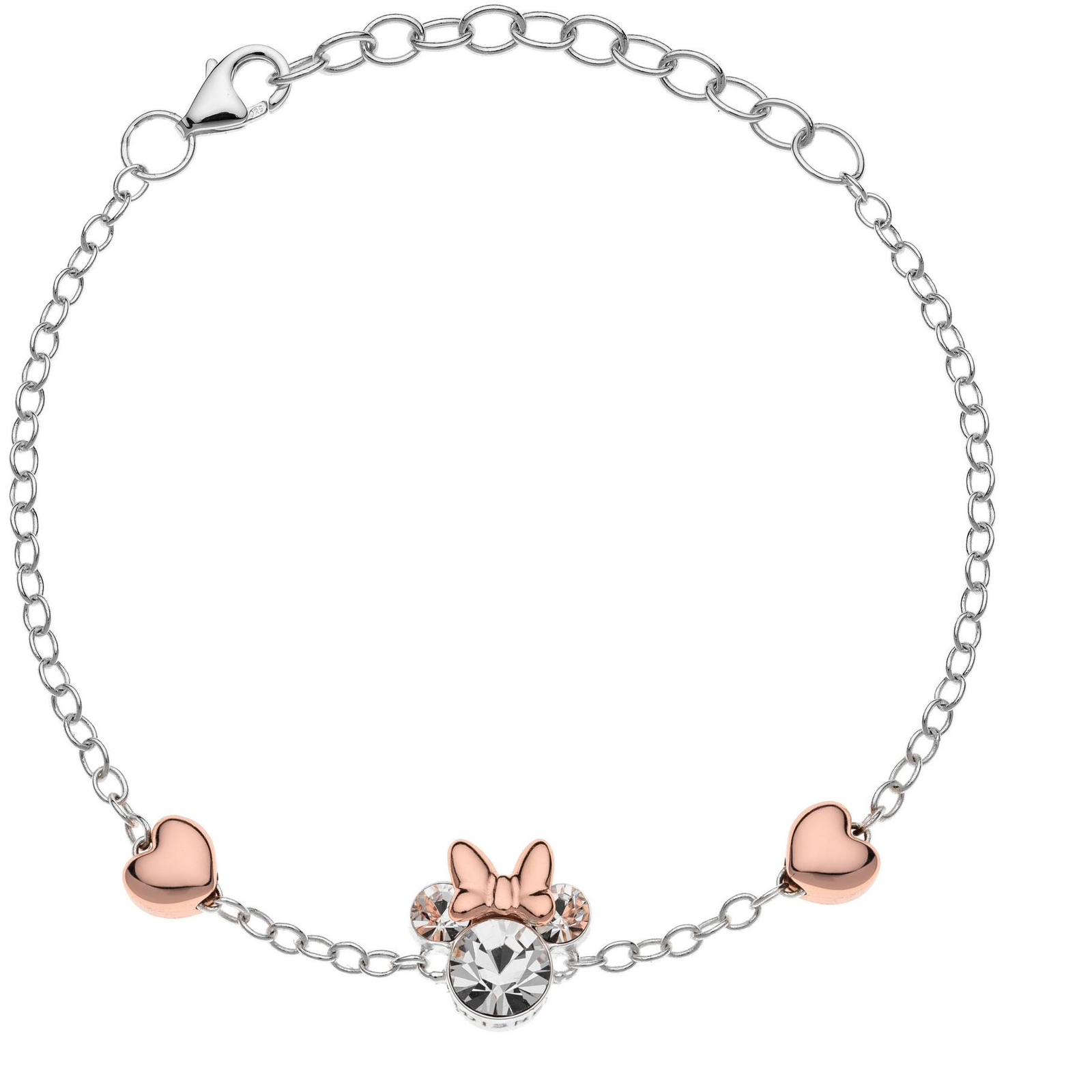 DISNEY Minnie Mouse ezüst karkötő BS00033TRWL- 55. CS (BS00033TRWL- 55.CS)