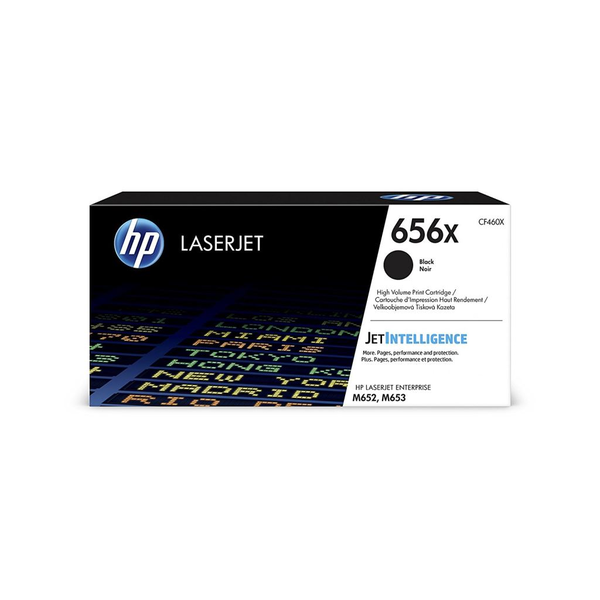 HP 656X nagy kapacitású fekete LaserJet tonerkazetta (CF460X)