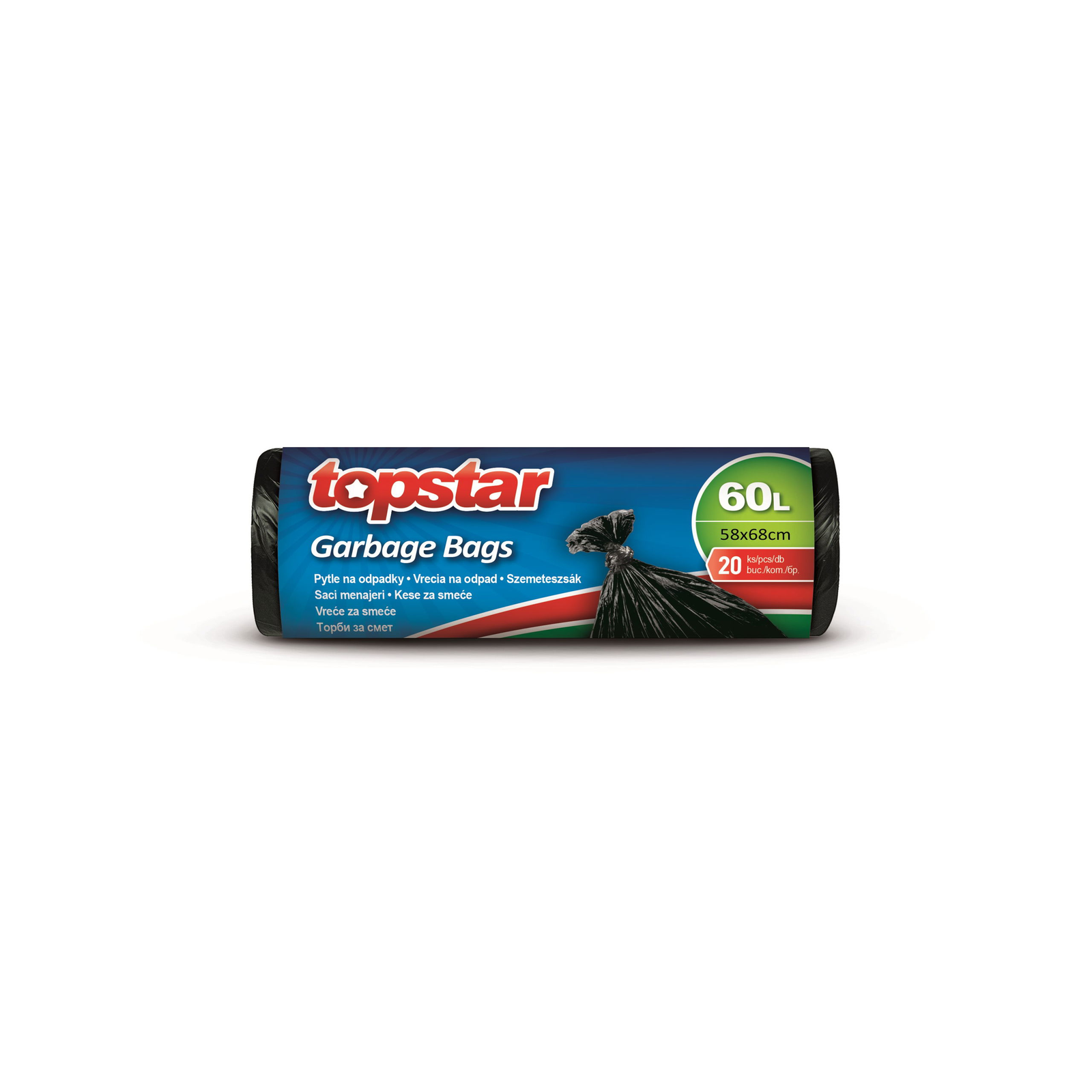 TOPSTAR szemeteszsákok 60 literes, 20 db (5900536324487)