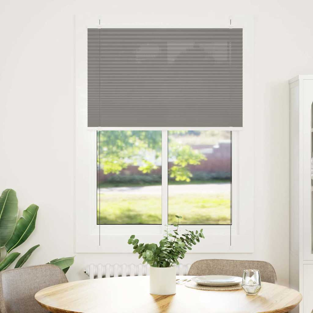 pliszírozott redőny antracit 85x150 cm szövetszélesség 84,4 cm (4015089)