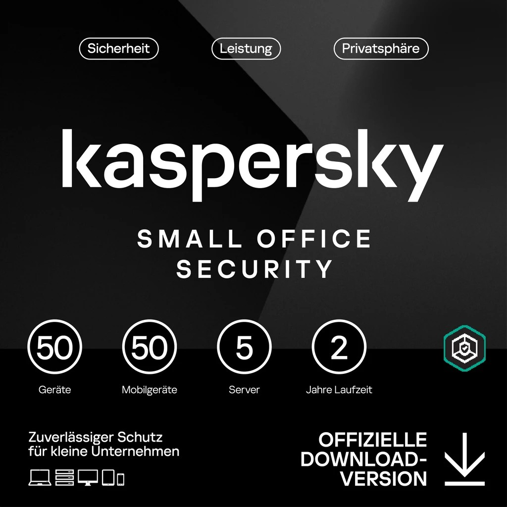 Kaspersky Small Office Security - 50 Felhasználó, 2 Év KL4541XDQDS elektronikus licensz