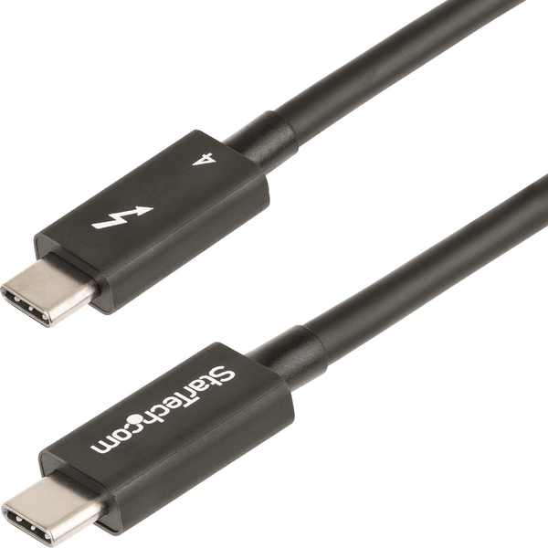 StarTech.com TBLT4MM1M Thunderbolt-kabel 40 Gbit/s Zwart