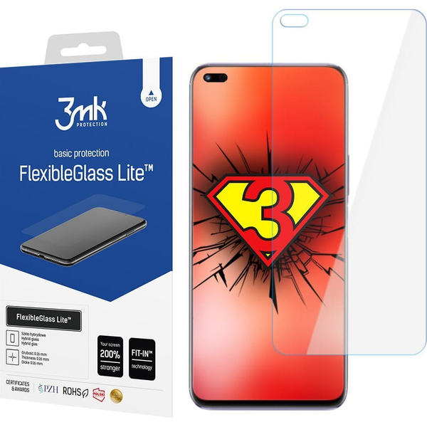 Стъклен Протектор 3MK FlexibleGlass Lite, за Honor Nova 8i , Прозрачен