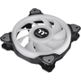 Комплект от 3 вентилатора Thermaltake CL-F089-PL14SW-A, Riing Quad 14 RGB + хъб, черен, 140x140x25mm