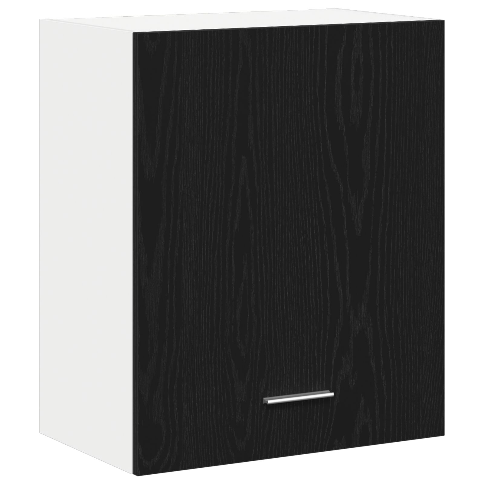 Fali Szekrények - 2 db - Fekete tölgy, 100x31x60 cm - Mérnöki fából készült (863145)