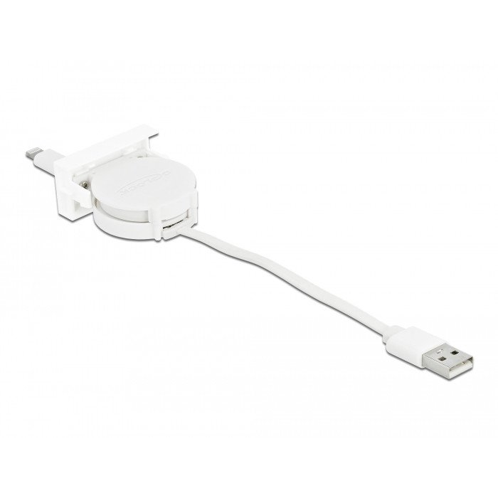 DELOCK Easy 45 modul USB 2.0 výsuvný kábel. USB