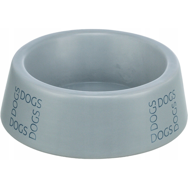 Trixie Dogs bowl, ceramic, 1 l/ø 20 cm, grey/blue