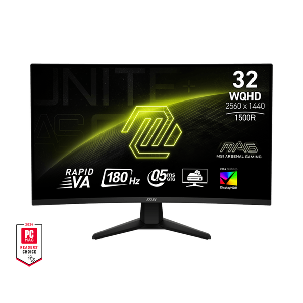 MSI MAG 32CQ6F 32" 180Hz WQHD извит гейминг монитор