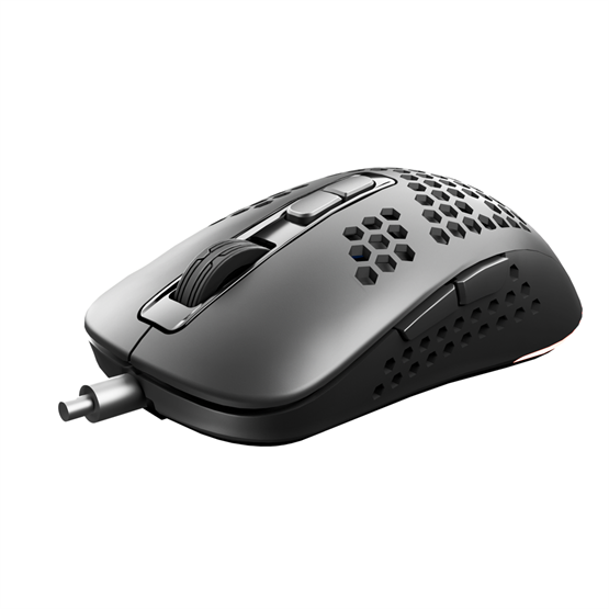 AVAX LW01 PAW3327 RGB gamer egér 6200 DPI fekete