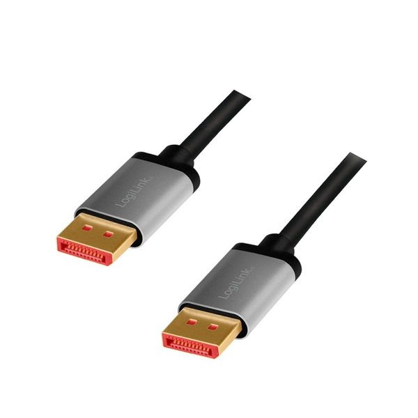DisplayPort 1.4 2.00m 8K/60Hz LogiLink Aluminium