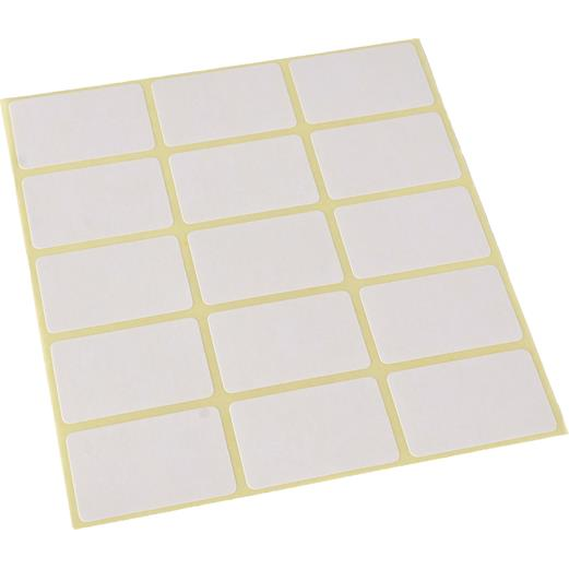 Etikett, műanyag, időjárásálló, 30x50 mm, 1000 etikett/csomag (ISCT3050I) (ISCT3050I)