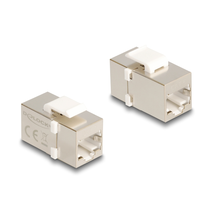 Delock Keystone modul, RJ45-aljzat - RJ45-aljzat, Cat.6 FTP (90637) (90637)