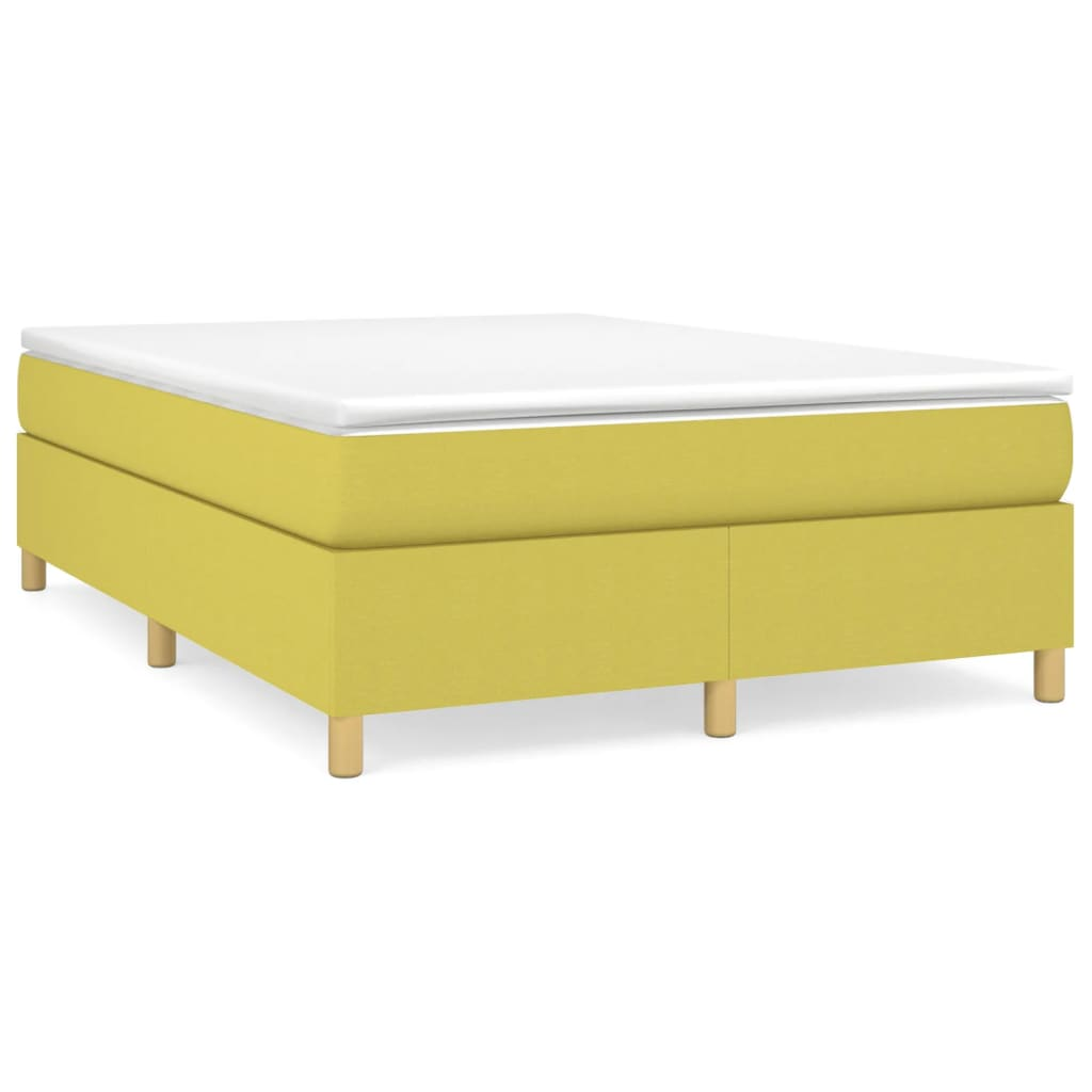 zöld szövet ágykeret matrac nélkül 140 x 190 cm (3120960)