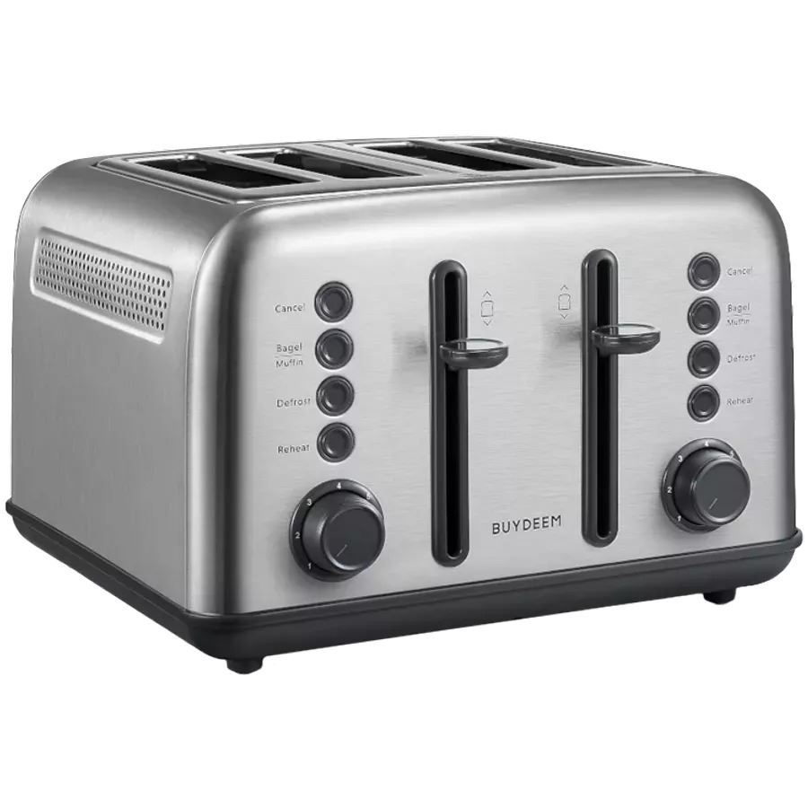 BUYDEEM DT640 Classic 4 szeletes kenyérpirító rozsdamentes acél (DT640E-SS/EU) (DT640E-SS/EU)