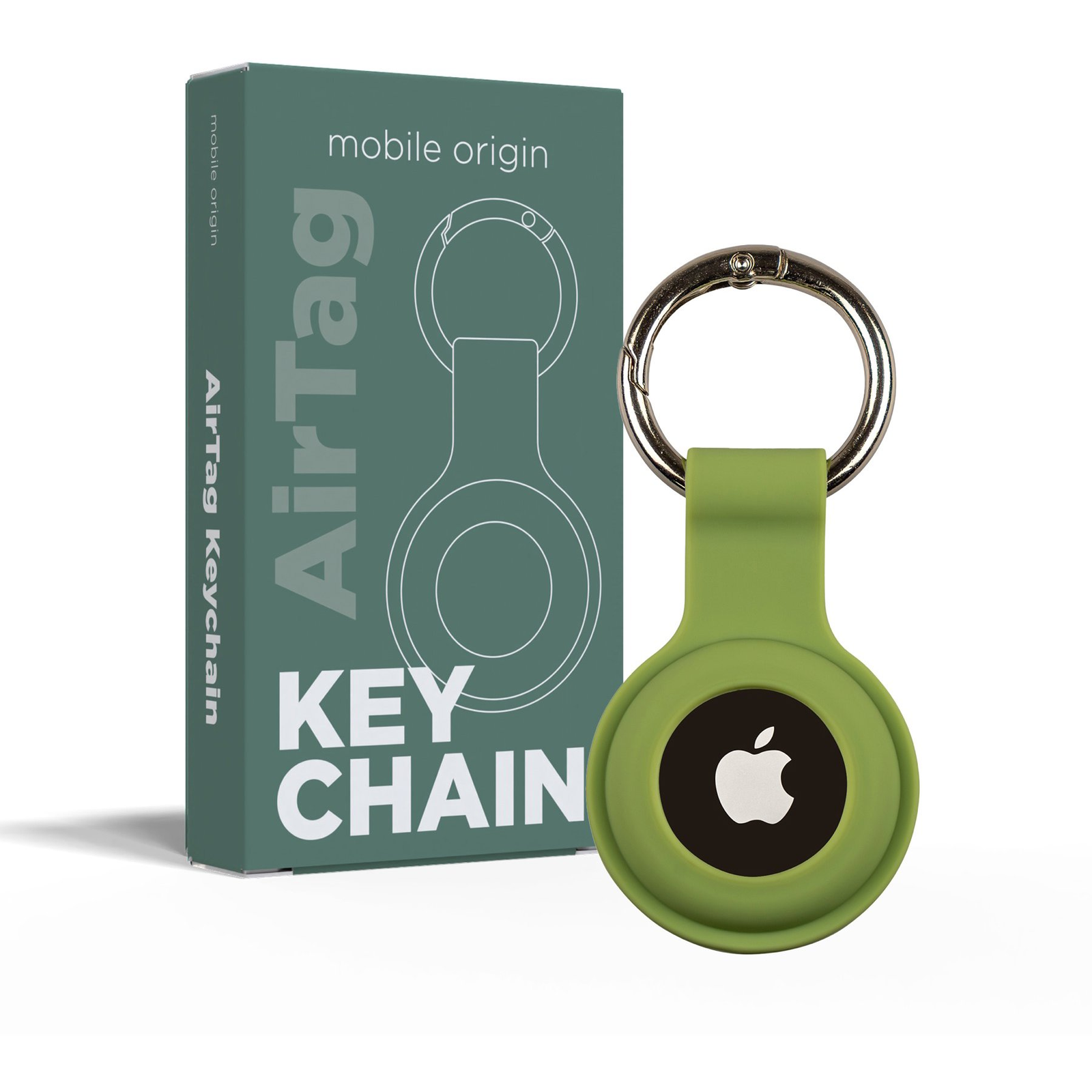 Mobile Origin Airtag KeyChain, zöld (FRL-ATKC-GRN)